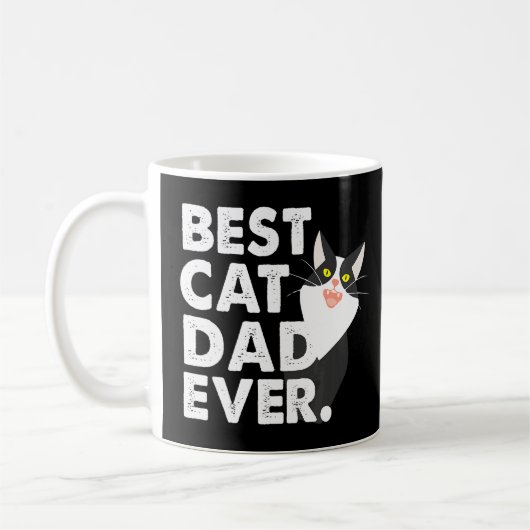 Kat papa beste kat vader ooit koffiemok (Links)