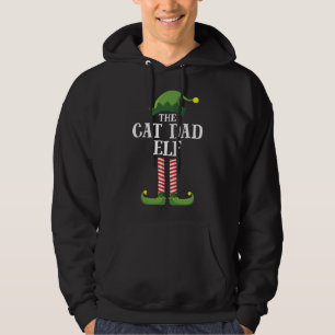 kat papa elf bijpassende familie kerstfeest hoodie