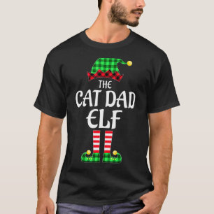 Kat papa Elf Buffalo Pset Matching Family Christma T-shirt