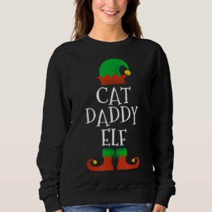 Kat Papa Elf Kerstmis Bijpassende Familie Grappige Trui