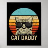  kat papa Funny Cat Lover Cat Dad Fathers Poster (Voorkant)