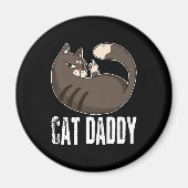 Kat papa | Funny Cat Lover for Fathers Day Magneet (Voorkant)