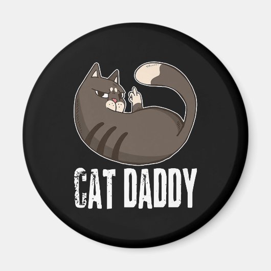 Kat papa | Funny Cat Lover for Fathers Day Magneet (Voorkant)