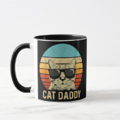 kat papa Funny Cat Lover Gift Cat Dad Mok (Links)