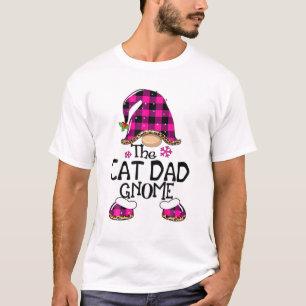 Kat papa Gnome Buffalo Pset Matching Family Christ T-shirt