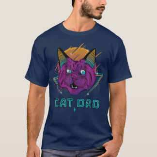 Kat papa kat papa voor mannen kat cadeaus voor man t-shirt