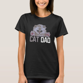 Kat papa Kitten Kat eigenaars van moederkat T-shirt