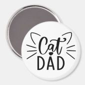 Kat papa magneet (Voorkant / Achterkant)