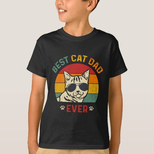 Kat Papa Ooit T-shirt Grappige Kat Papa Vaderdag 2 (Voorkant)