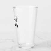 Kat papa Pint Glass Glas (Links)