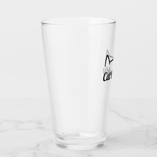 Kat papa Pint Glass Glas (Rechts)