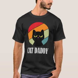 Kat Papa retro sunset Acht ties stijl noodlottig 1 T-shirt
