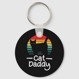 Kat papa sleutelhanger