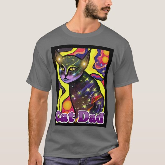 Kat-papa T-shirt (Voorkant)