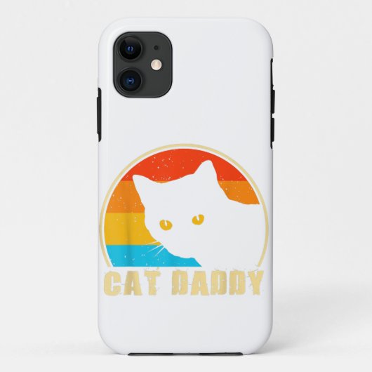 Kat papa tachtig stijl Case-Mate iPhone case (Achterkant)