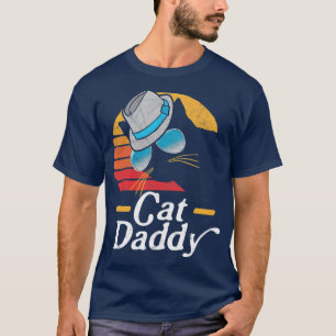 Kat Papa  tachtig stijl Fedora Retro T-shirt