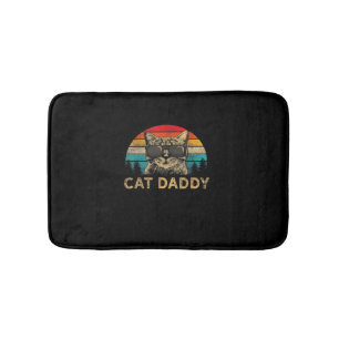 Kat papa  tachtig stijl Kat Retro verafstanden Badmat
