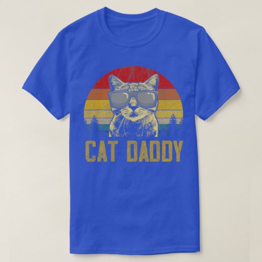  kat papa vaderdag grappige kat over t-shirt (Design voorkant)