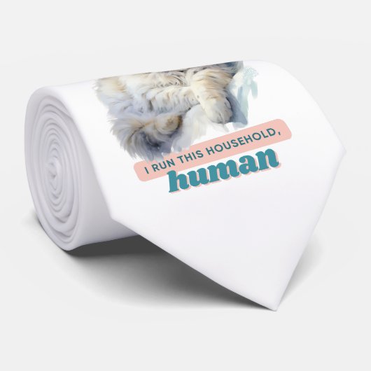 Kat Papa Vaders Dag Gift Ideeën Stropdas (Opgerold)