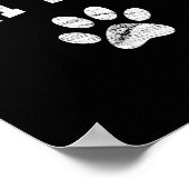 Kat papa -  vervormd ontwerp - Funny Cat Pa Poster (Hoek)