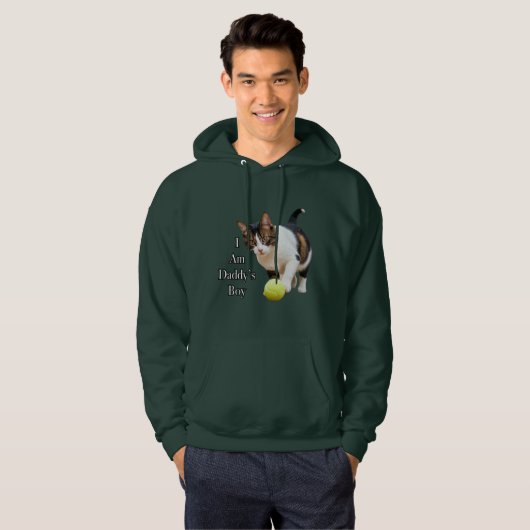 Kat papa's hoodie (Voorkant volledig)