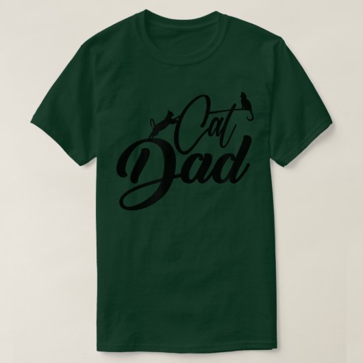 Kat papCute Cat Loving Kat Lover Father Novelty  T-shirt (Design voorkant)