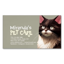 Kat Paper Cut Art Pet Care Food Shop Animal Clinic