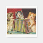 Kat papier, servetten (Voorkant)