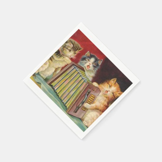 Kat papier, servetten (Hoek)