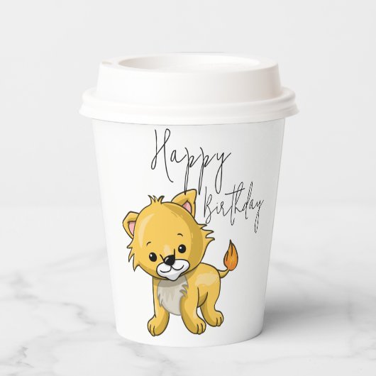 Kat Papieren Bekers (Achterkant)