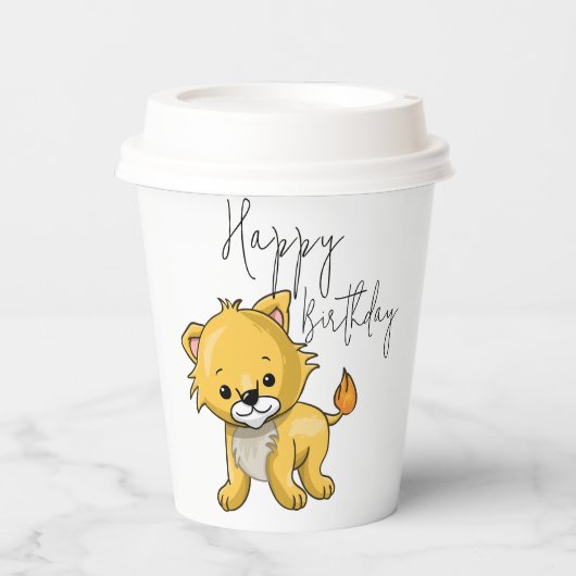 Kat Papieren Bekers (Voorkant)