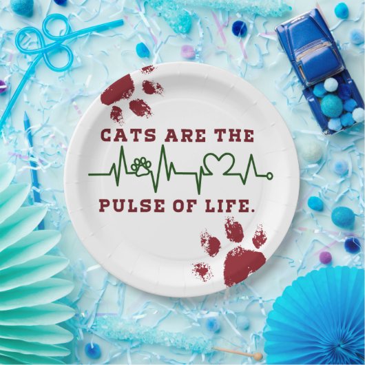 Kat Papieren Bordje (Feest)