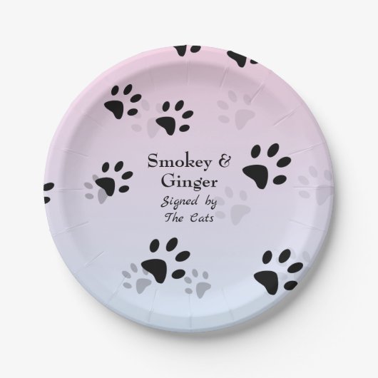 Kat Papieren Bordje (Voorkant)