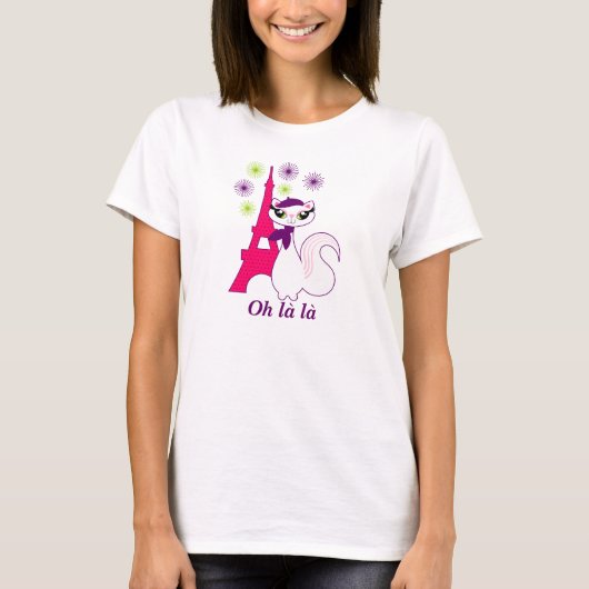  Kat Parijs T-shirt (Voorkant)