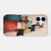 Kat-partij iPhone 16 Hoesje (Achterkant horizontaal)