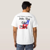 Kat Party-Shirt T-shirt (Achterkant volledig)