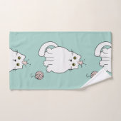 Kat patroon bad handdoek (Handdoek)