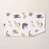 Kat patroon bad handdoek (Handdoek)
