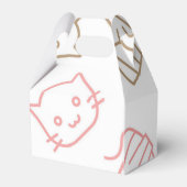 Kat patroon bedankdoosjes (Achterkant)