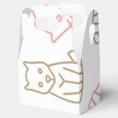 Kat patroon bedankdoosjes (Geopend)