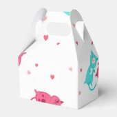 Kat patroon bedankdoosjes (Achterkant)