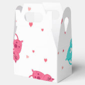 Kat patroon bedankdoosjes (Geopend)