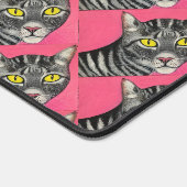 Kat patroon bureau mat (Hoek)