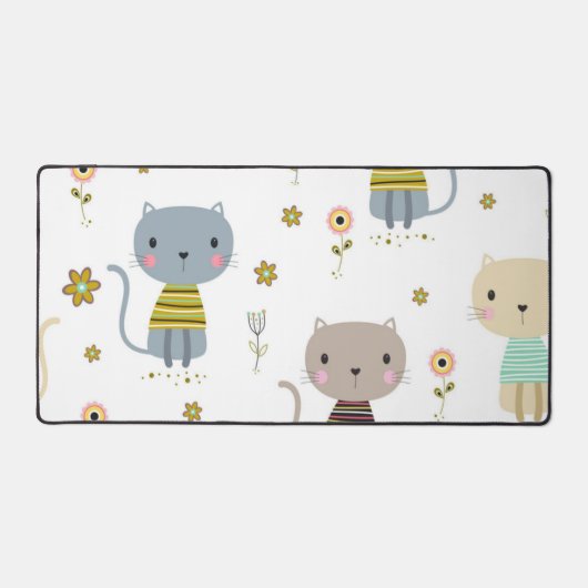 Kat patroon bureaumat (Voorkant)
