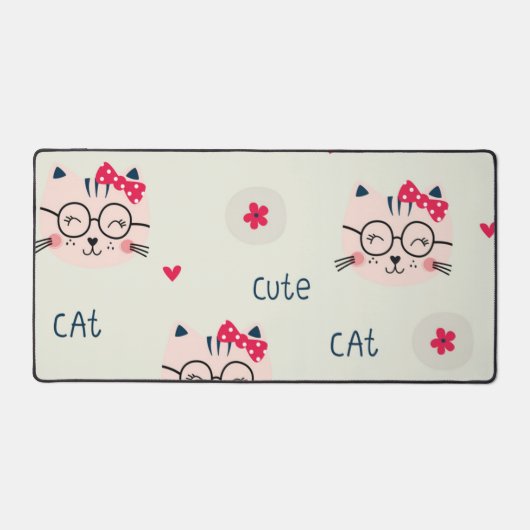 Kat patroon bureaumat (Voorkant)