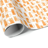 Kat Patroon Cadeaupapier (Rol Hoek)