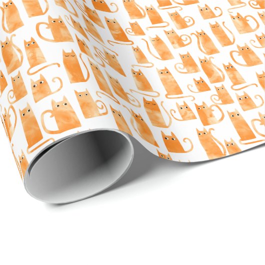 Kat Patroon Cadeaupapier (Rol Hoek)