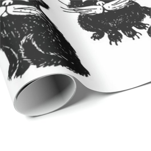 Kat patroon cadeaupapier (Rol Hoek)