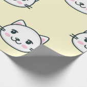 Kat patroon cadeaupapier (Hoek)