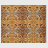 Kat patroon cadeaupapier (Vlak)